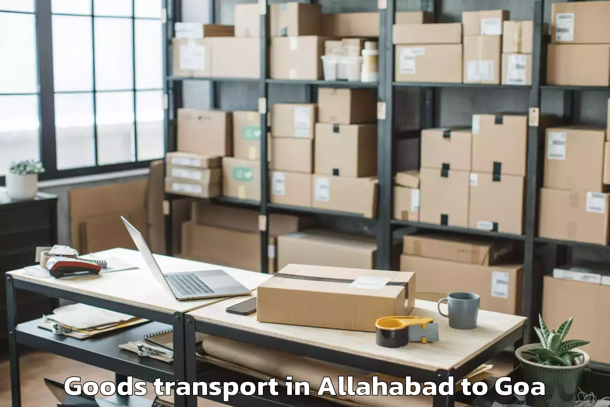 Book Allahabad to Candolim Goods Transport